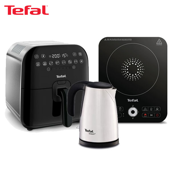 [테팔] 에어 프라이어 얼티메이트+스피디 1구 인덕션+무선주전자  스틸리아 플러스