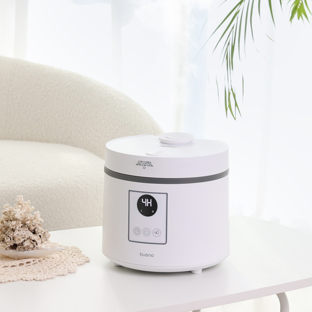 [브에노] 24년형 스테인레스 터치식 내솥분리 밥솥형 스팀 가열식 가습기 BN-HD600